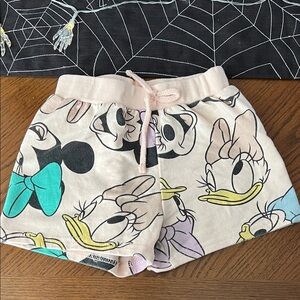 Disney Kids' Cartoon Character Shorts - Cream and Teal